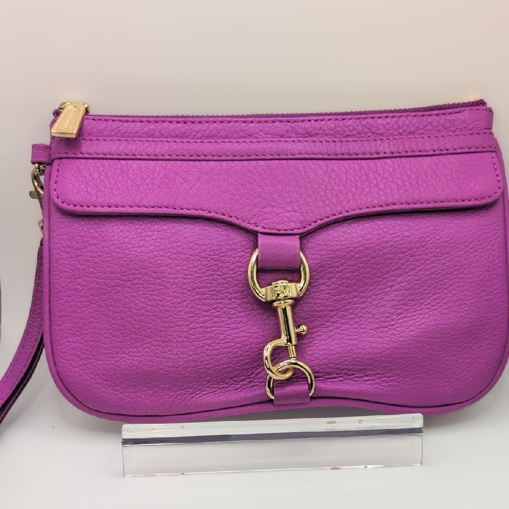 Rebecca Minkoff Pink Leather Wristlet Clutch